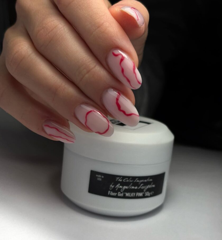 Alternative view of FIBER GEL MILKY PINK