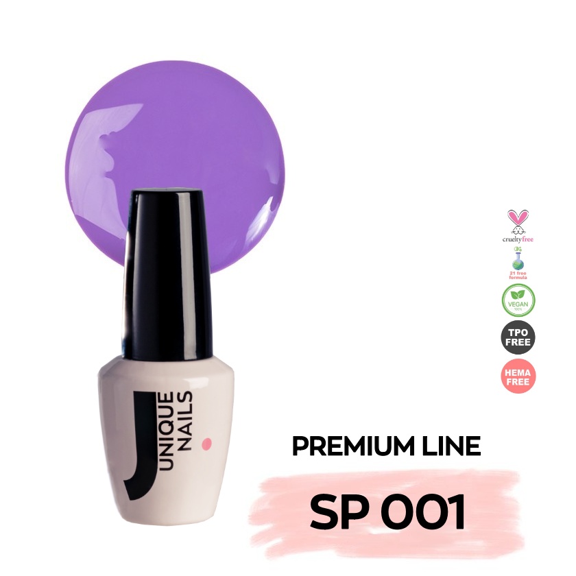 Ημιμόνιμο Βερνίκι UNIQUE - LAVENDER PURPLE - SP001