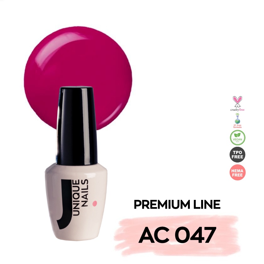 Ημιμόνιμο Βερνίκι UNIQUE - LIGHT MAGENTA - AC047