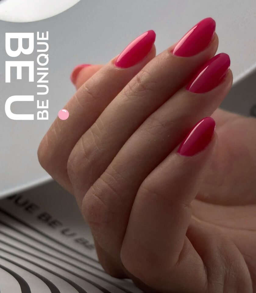 Alternative view of Ημιμόνιμο Βερνίκι UNIQUE - NEON STRAWBERRY - NC001