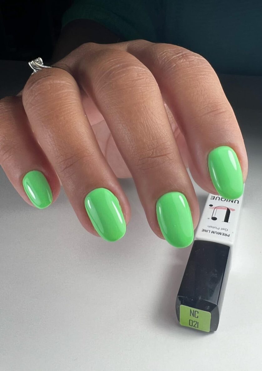 Alternative view of Ημιμόνιμο Βερνίκι UNIQUE - NEON GREEN - NC021