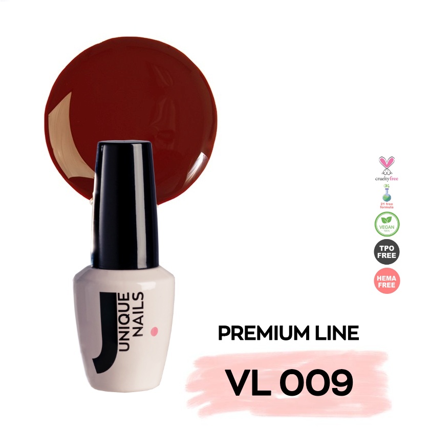 Ημιμόνιμο Βερνίκι UNIQUE - WINE RED (VITRO) - VL009