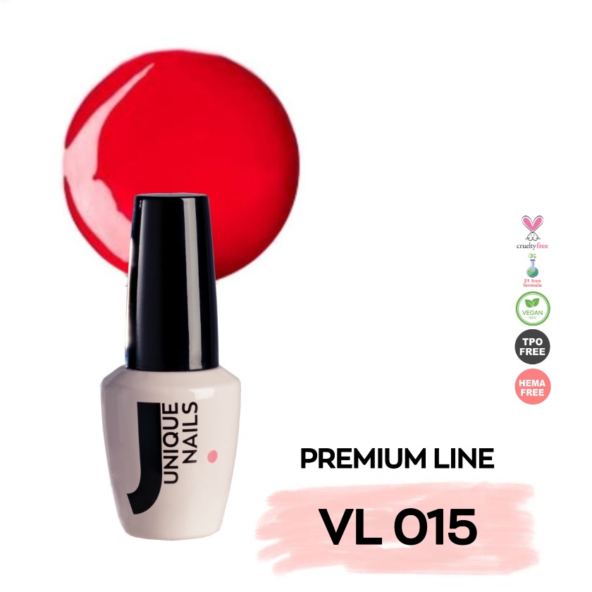 Ημιμόνιμο Βερνίκι UNIQUE - VALLENTINE RED - VL015