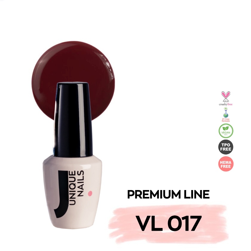 Ημιμόνιμο Βερνίκι UNIQUE - BURN RED - VL017