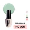 Ημιμόνιμο βερνίκι Unique Nails MC 025 Serene Blue σε mint‑blue απόχρωση, vegan, cruelty free, TPO free, HEMA free, made in Germany, UV/LED cure only, 13ml