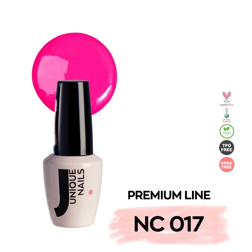Ημιμόνιμο Βερνίκι UNIQUE - HOT PINK - NC017