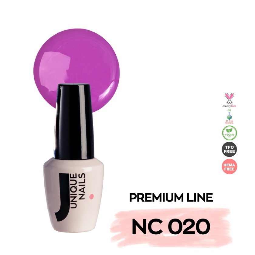 Ημιμόνιμο Βερνίκι UNIQUE - VIVID PURPLE - NC020