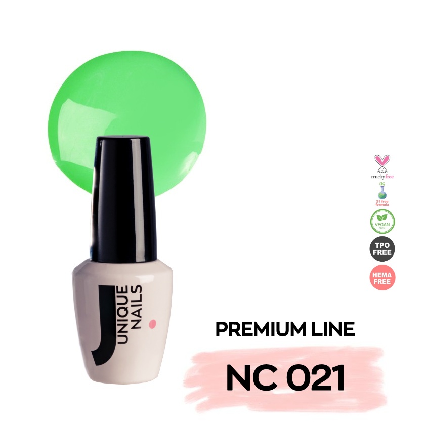 Ημιμόνιμο Βερνίκι UNIQUE - NEON GREEN - NC021