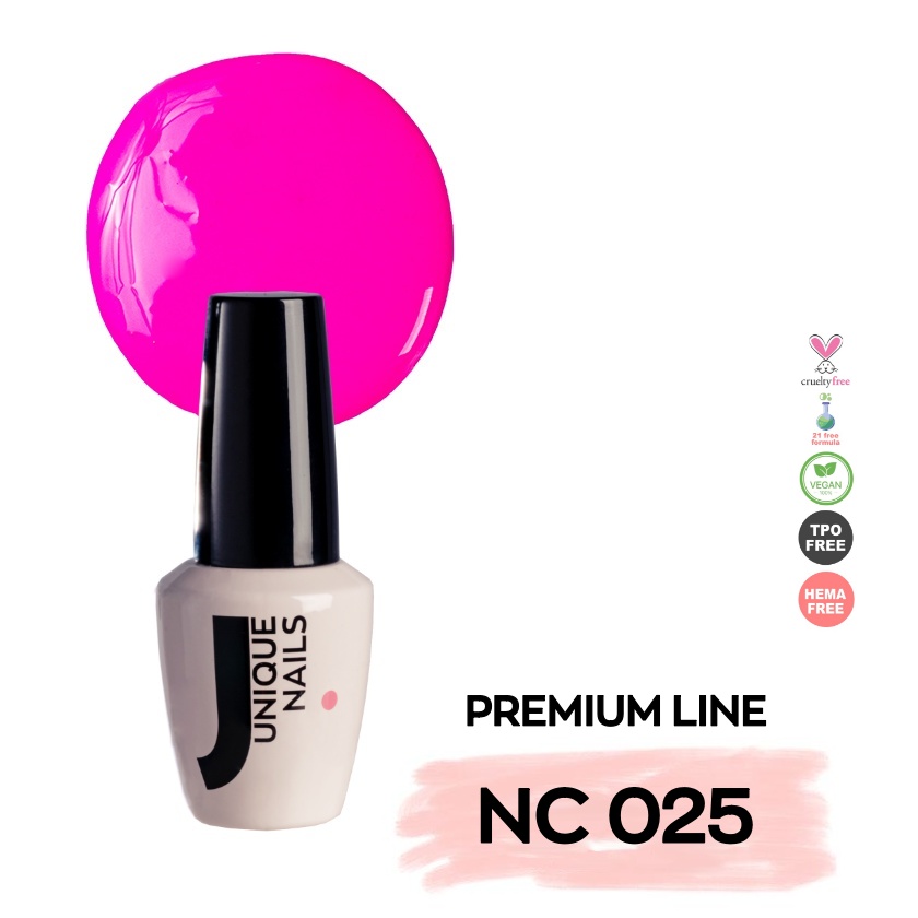 Ημιμόνιμο Βερνίκι UNIQUE - NEON PINK - NC025