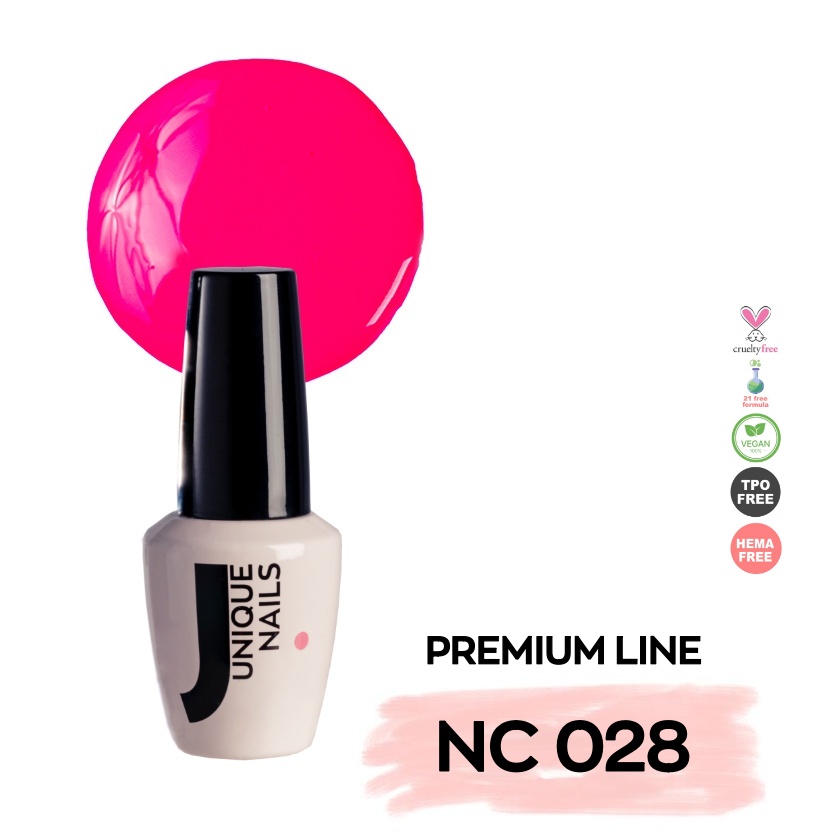 Ημιμόνιμο Βερνίκι UNIQUE - CERISE PINK - NC028