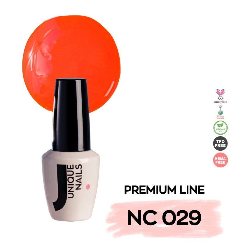 Ημιμόνιμο Βερνίκι UNIQUE - ELECTRIC ORANGE - NC029