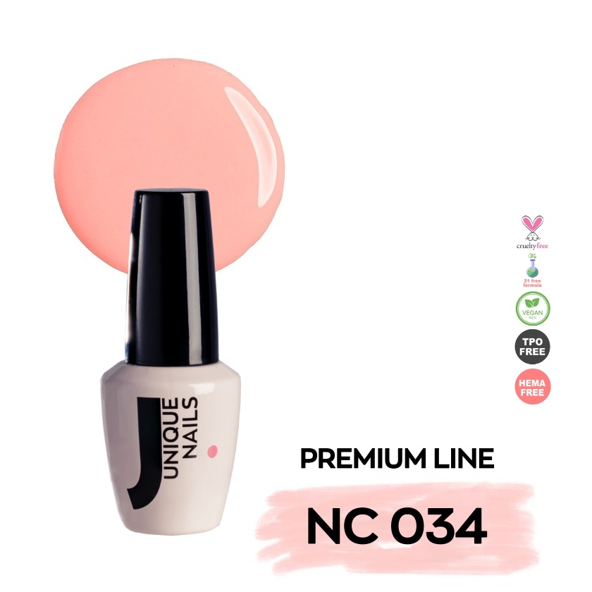 Ημιμόνιμο Βερνίκι UNIQUE - NEON PEACH - NC034