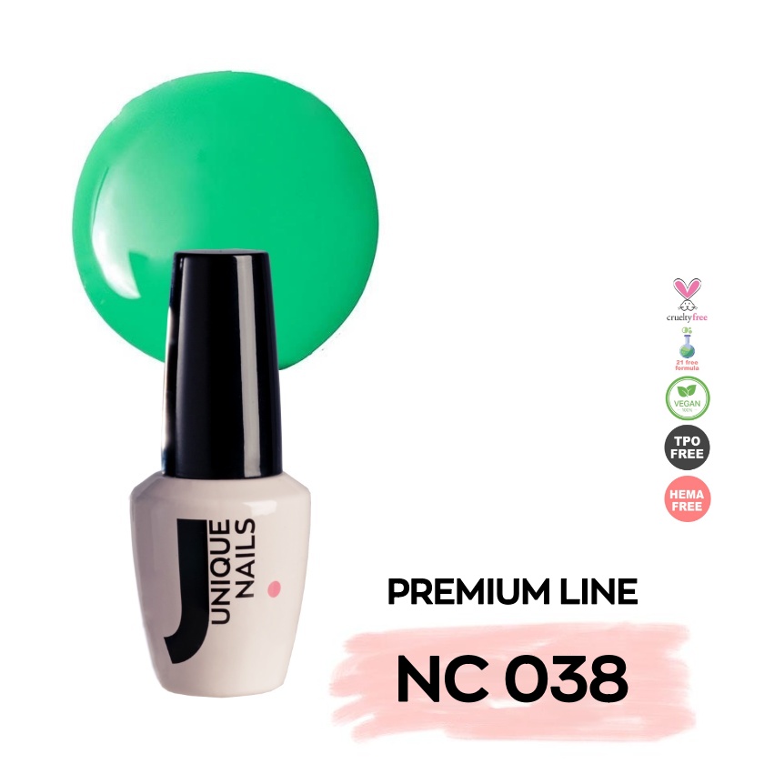 Ημιμόνιμο Βερνίκι UNIQUE - HALOWEEN GREEN - NC038