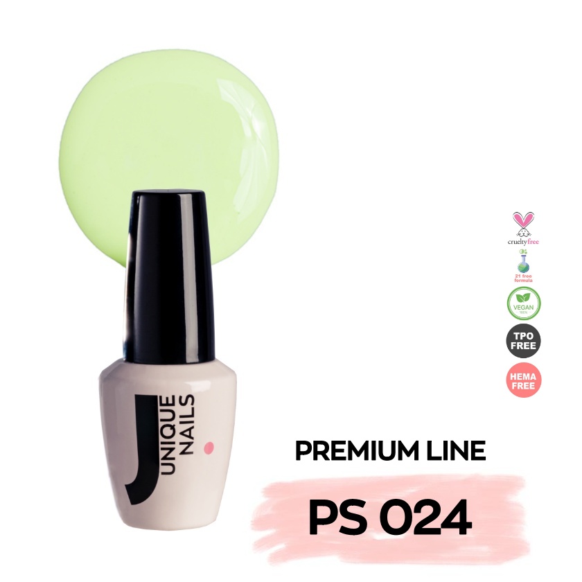 Ημιμόνιμο Βερνίκι UNIQUE - SOFTENED GREEN - PS024