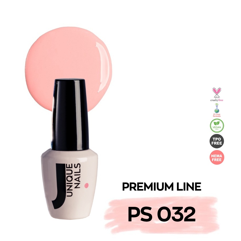 Ημιμόνιμο Βερνίκι UNIQUE - BLUSHING PEACH - PS032