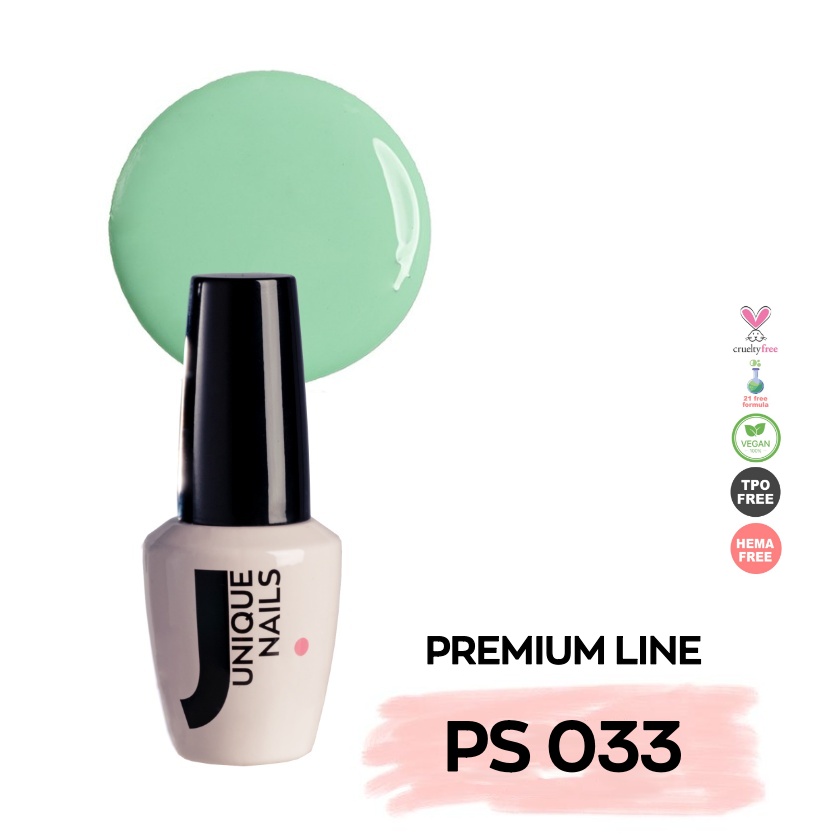 Ημιμόνιμο Βερνίκι UNIQUE - LIGHT MINT - PS033