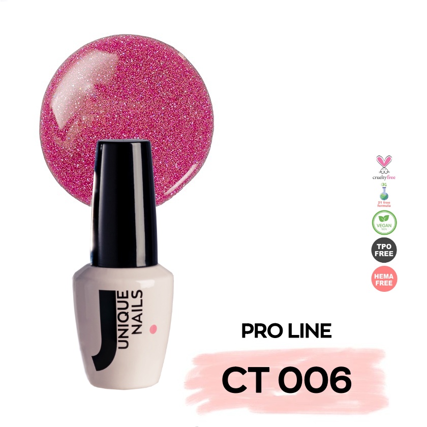 RASPBERRY PINK CANDY TWINKLE COLOR - ΗΜΙΜΟΝΙΜΟ ΒΕΡΝΙΚΙ - CT006