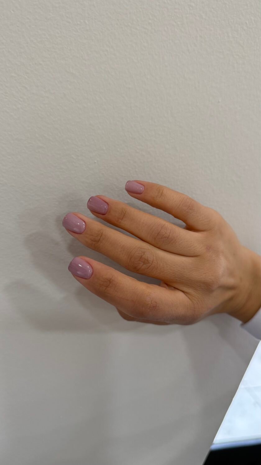 Alternative view of SILK DUSTY PINK CAT'S EYE - ΗΜΙΜΟΝΙΜΟ ΒΕΡΝΙΚΙ - SK004