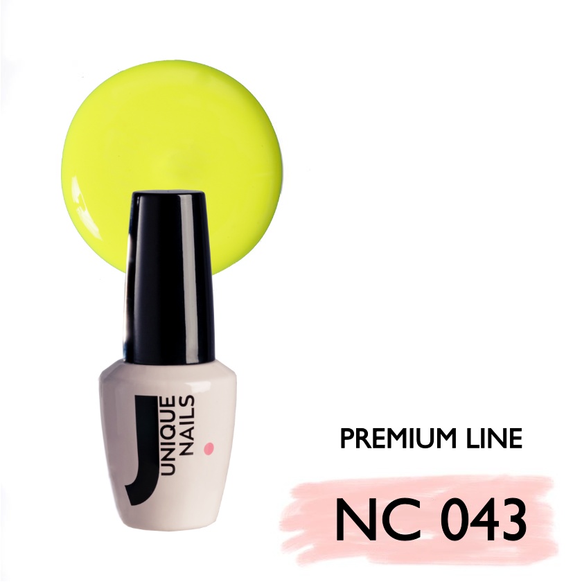 Ημιμόνιμο Βερνίκι UNIQUE - NEON LEMON YELLOW - NC043