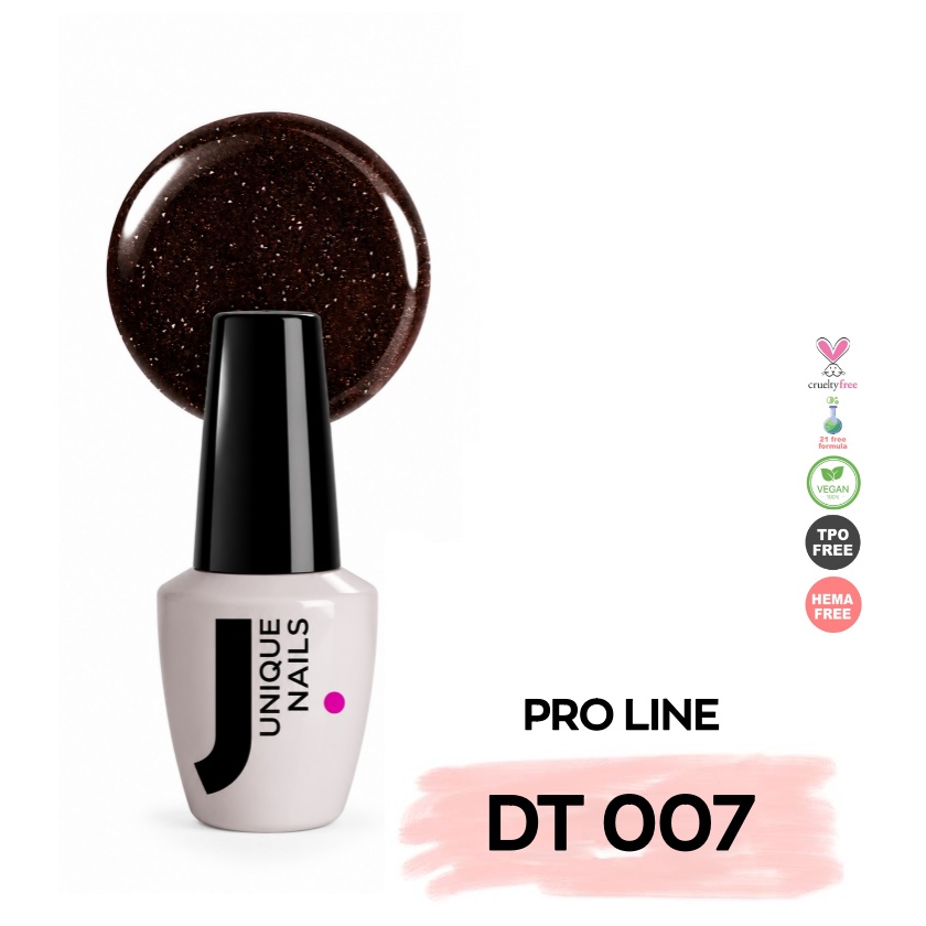 Ημιμόνιμο Βερνίκι UNIQUE – DUSTY CAT'S EYE BROWN – DT007